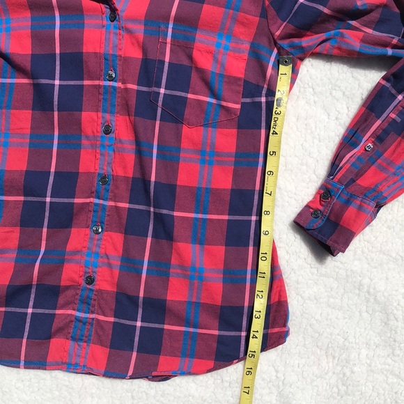 J.Crew Perfect Fit Plaid Botton Down Shirt Sz S - Picture 7 of 8